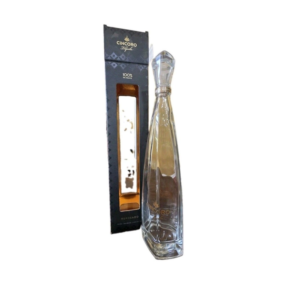 Cincoro Tequila Reposado- 750ml EMPTY Bottle With Box